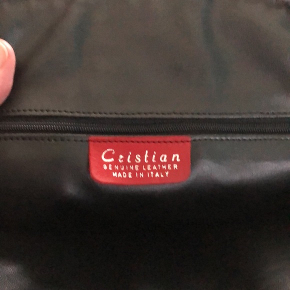 Gorgeous Red Leather Sling Pack - Picture 4 of 11